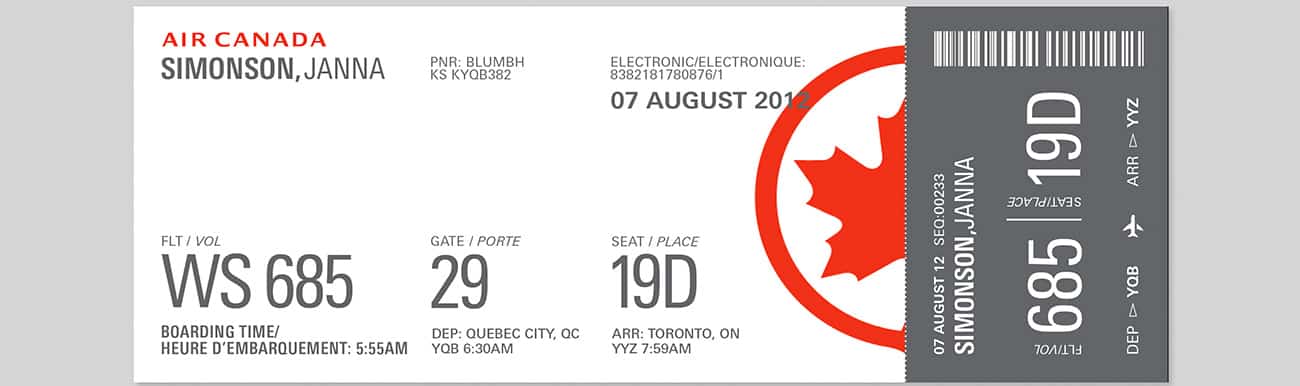 Billets D Avion Pour Le Canada Billets D Avion Pour Le Canada