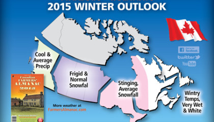 carte meteo hiver 2015 canada