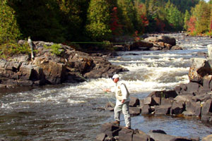 Peche au quebec en riviere