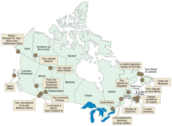 patrimoine mondial canada