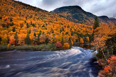 riviere quebec en automne