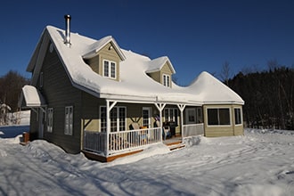 chalet pourvoirie lac blanc