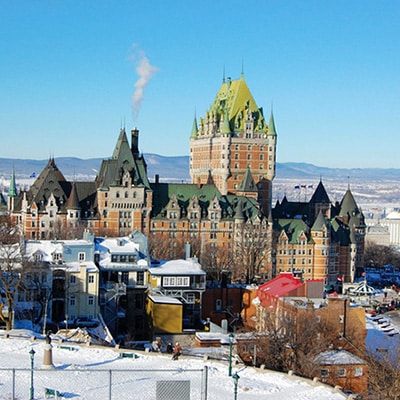 chateau frontenac hiver