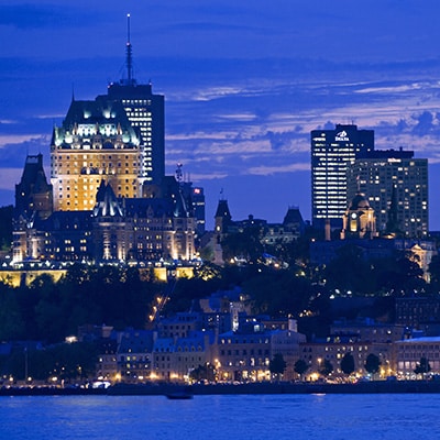 chateau frontenac quebec nuit