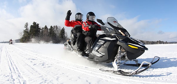 raid moto neige