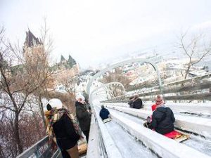 glissade sur neige au quebec