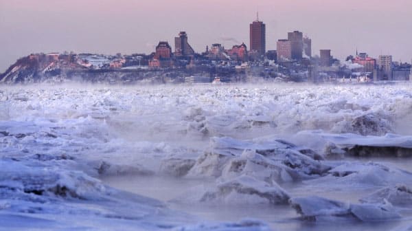 fleuve Saint-Laurent hiver