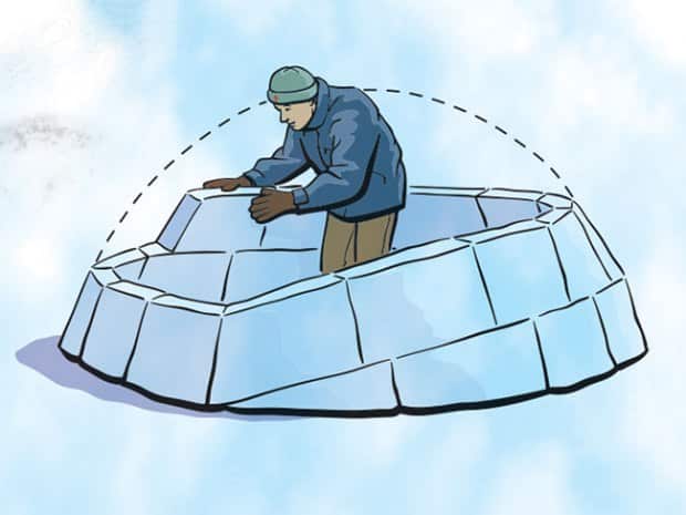 construction d'un igloo