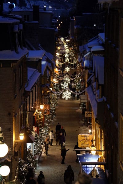 noel quartier petit champlain quebec