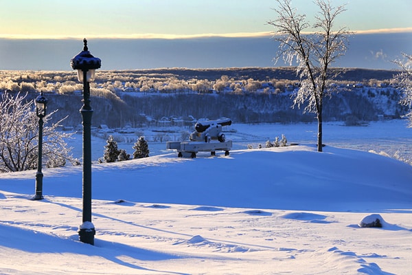 paysage hiver québec