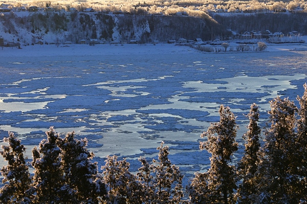 fleuve saint-laurent gelé