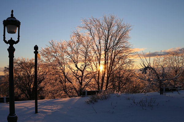 paysage hiver québec