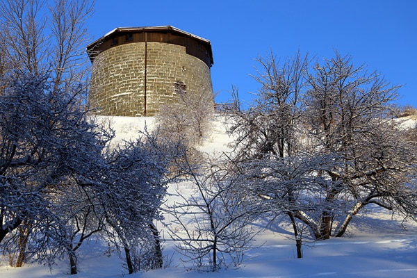 tour martello en hiver