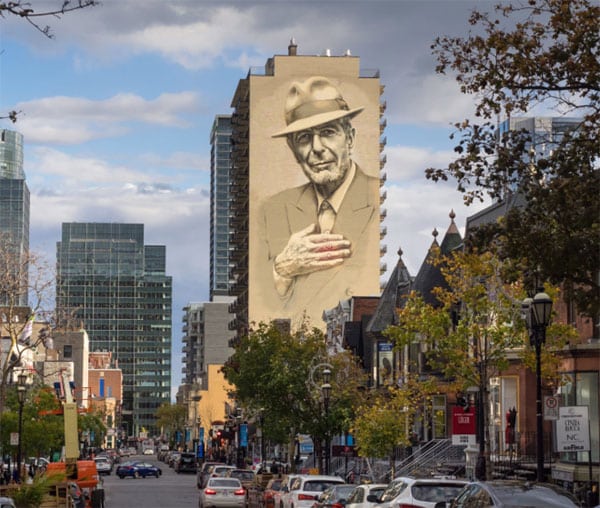 murale leonard cohen