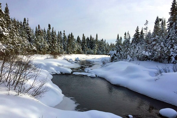 riviere hiver quebec