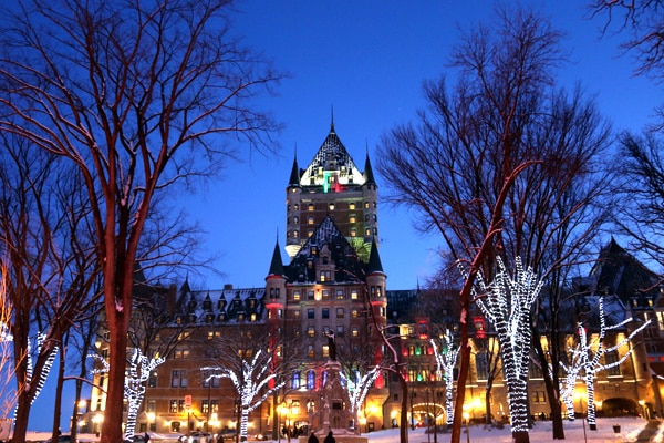 chateau frontenac noel