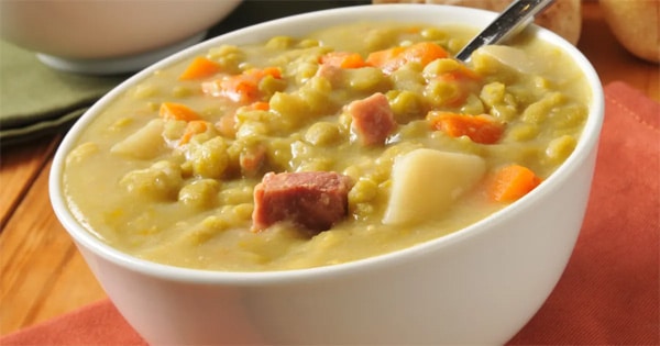 soupe aux pois traditionnelle