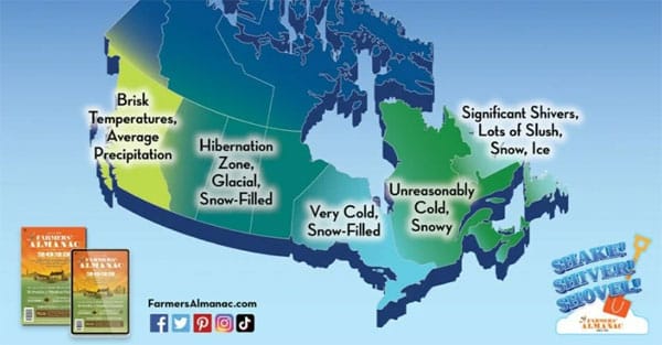 Prévisions hiver 2023 Canada et Québec