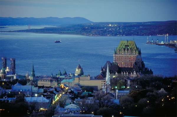 Château Frontenac fleuve saint-laurent